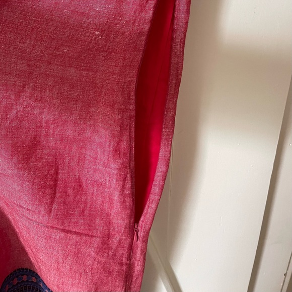 Vineyard Vines hot pink & purple shift dress (0) - Picture 7 of 8